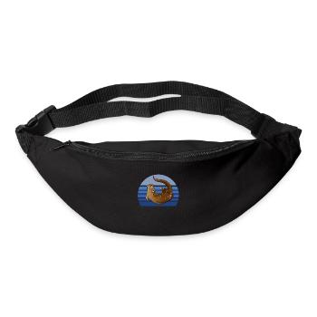 Otter Blue Retro - Sac banane - noir - Devant