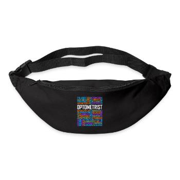 Optiker Worte - Gürteltasche - Schwarz - Vorne