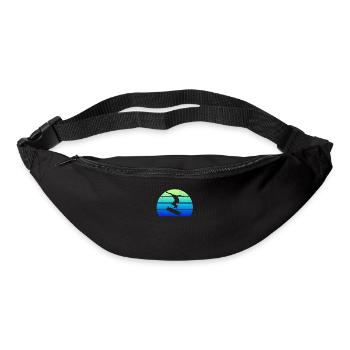 Longboarder - Gürteltasche - Schwarz - Vorne