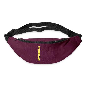 Tennisspielerin Tennis Tennisschläger Geschenk - Gürteltasche - Burgunderrot - Vorne