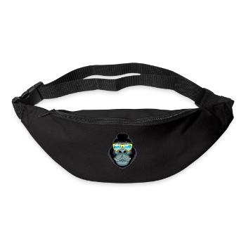 Gorialla Affe Sonnenbrille Sommer Strand Urlaub - Gürteltasche - Schwarz - Vorne