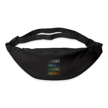 Bicycle cyclist cycling MTB road bike gift - Bum bag - black - Front
