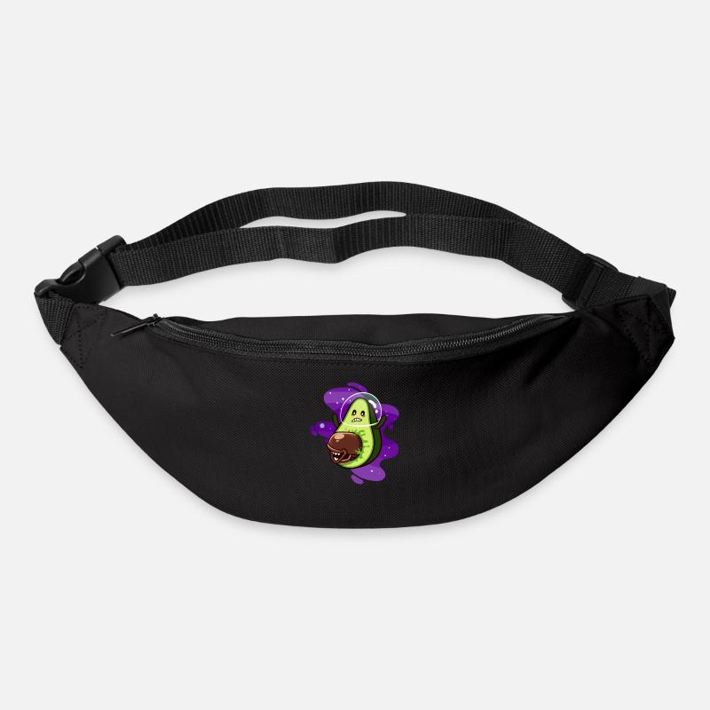 Astronaute ALIEN AVOCADO - Sac banane - noir
