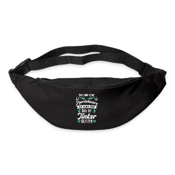 Lustiges Tinker Pferd Geschenk - Gürteltasche - Schwarz - Vorne