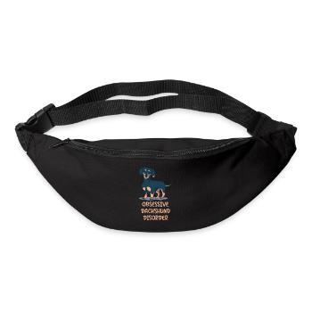 Obsessive Dachshund Disorder Dackel Hund - Gürteltasche - Schwarz - Vorne