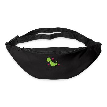 Just a Girl Who Loves Dinosaurs Cute Dinosaurs - Bum bag - black - Front