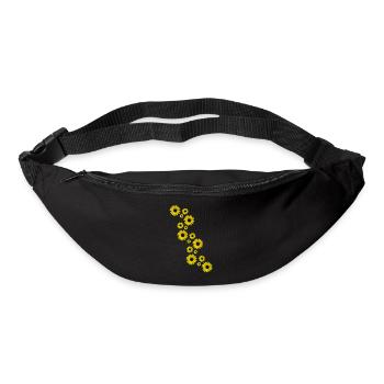 yellow sunflowers, sunflowers, flowers, flowers - Bum bag - black - Front