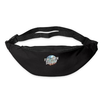 Flat Earth Society - Gürteltasche - Schwarz - Vorne