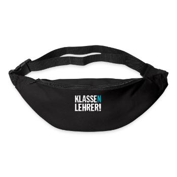 Abschied Geschenk für Klassenlehrer mit dem Klasse - Gürteltasche - Schwarz - Vorne
