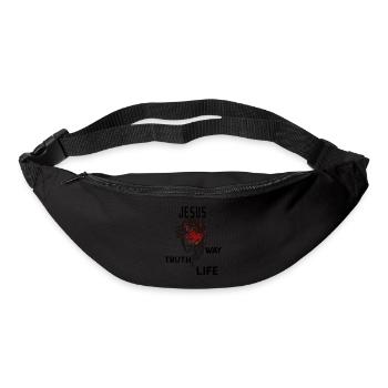 Holy spirit bible verse - Bum bag - black - Front