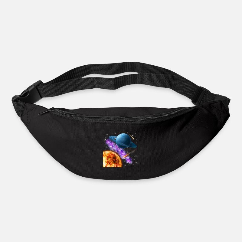Weltraum - Gürteltasche - Schwarz