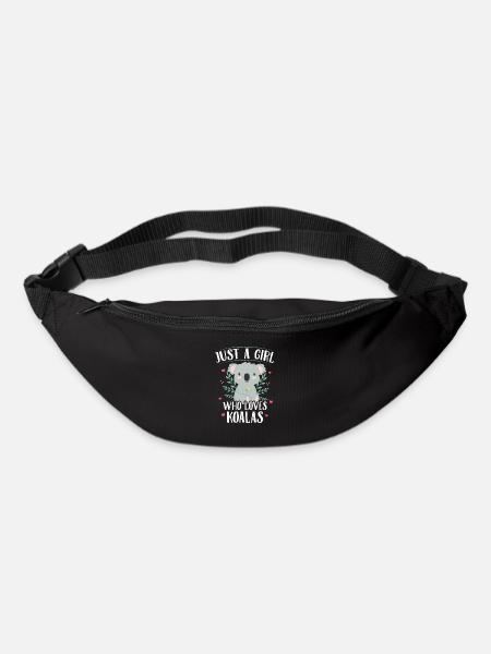 Koala Bear Juste une fille qui aime les koalas - Sac banane - noir