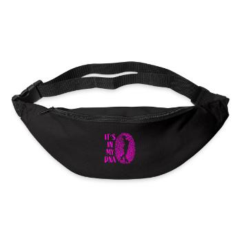 It´s in my DNA - Rollkunstlauf Rollschuh Pirouette - Gürteltasche - Schwarz - Vorne