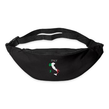 Italy Flag - Art Design - Bum bag - black - Front