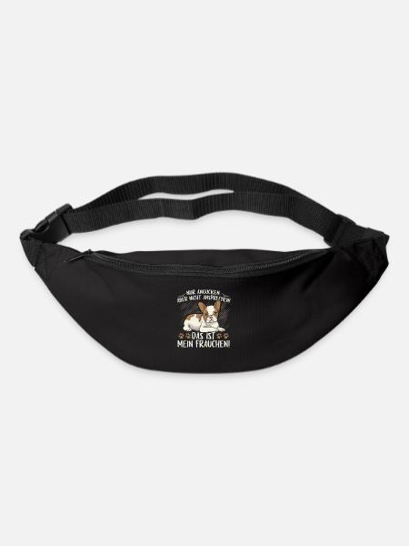 Frauchen Französische Bulldogge French Bulldog - Gürteltasche - Schwarz