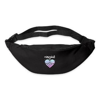 Meerjungfrau - Gürteltasche - Schwarz - Vorne
