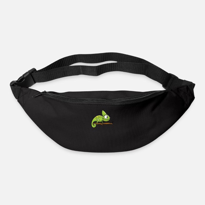 caméléon - Sac banane - noir