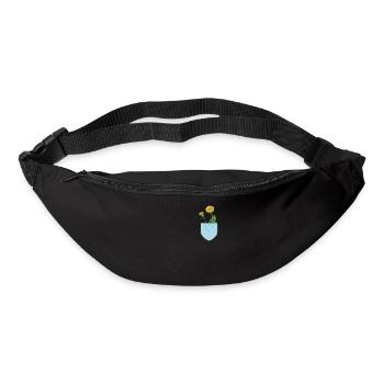 Pissenlit en sac cadeau pour les fans de pissenlit - Sac banane - noir - Devant