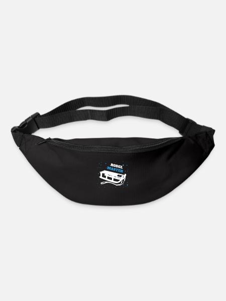 Rodel Master Rodeln Schlitten Winterrodel - Gürteltasche - Schwarz