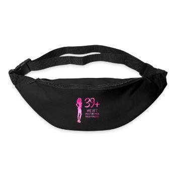 40. Geburtstag Tshirt für Frauen als Geschenkidee - Gürteltasche - Schwarz - Vorne