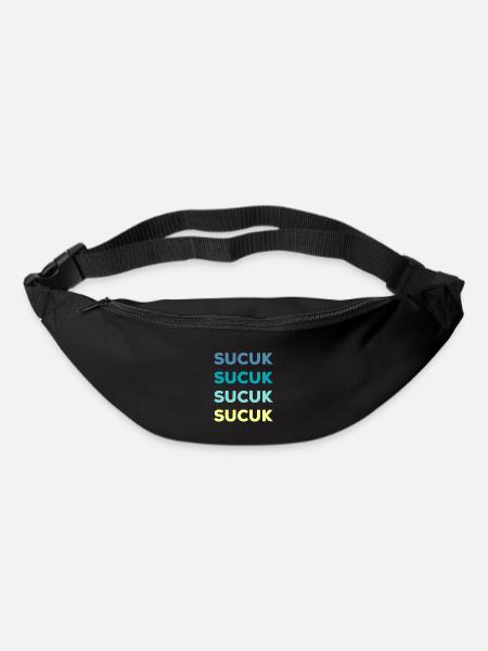 Sucuk Saucisse à l'ail Vintage - Sac banane - noir