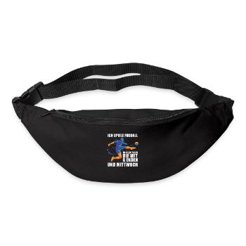 Fußball Fussball - Gürteltasche - Schwarz - Vorne