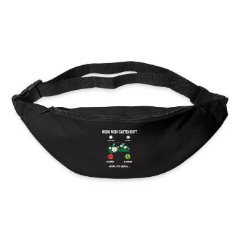Hobbygärtner und Landschaftsgärtner - Gürteltasche - Schwarz - Vorne