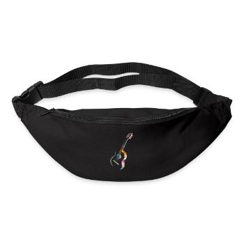 Cadeau de musique de guitare - Sac banane - noir - Devant