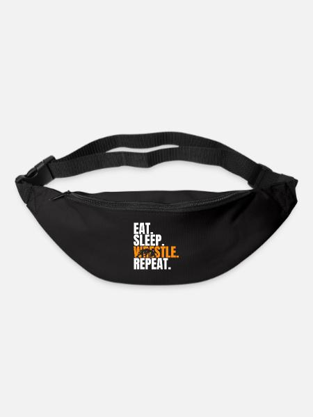 Geschenkidee für Ringer - Gürteltasche - Schwarz