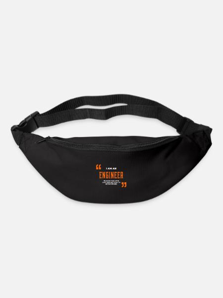Ich bin ein Ingenieur - Ingenieur Job Geschenk lustig - Gürteltasche - Schwarz