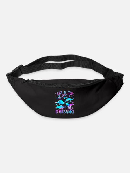 Just a girl who loves Dinosaurs - Bum bag - black