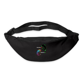 Caméléons - Sac banane - noir - Devant