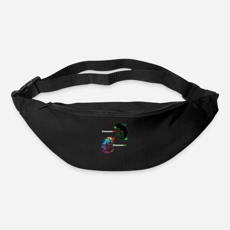 Chamäleons - Gürteltasche - Schwarz
