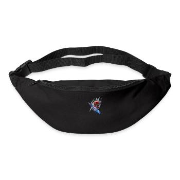 art de gant de combattant - Sac banane - noir - Devant