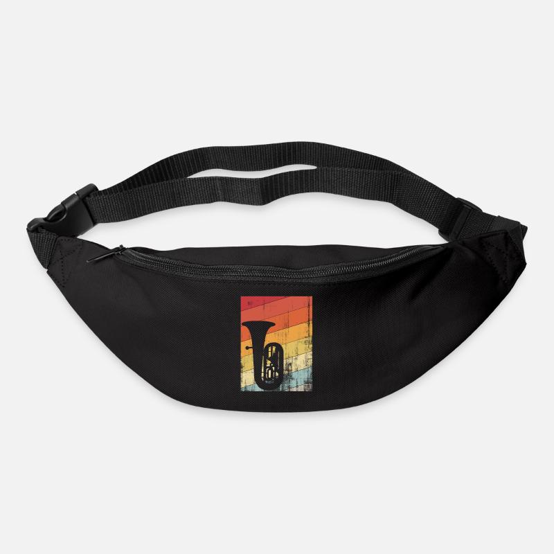 Tuba-Instrument - Gürteltasche - Schwarz