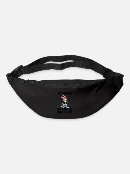Ski Skifahren Skifahrer Apres Ski Geschenk - Gürteltasche - Schwarz