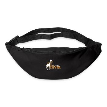 Viens à mon niveau - Sac banane - noir - Devant