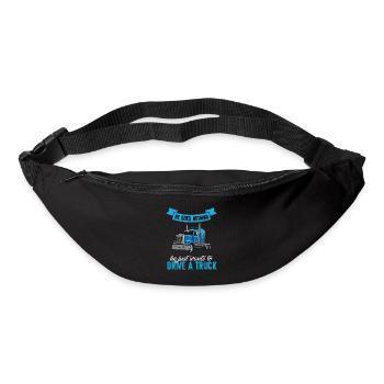 Il veut juste conduire un camion - Sac banane - noir - Devant