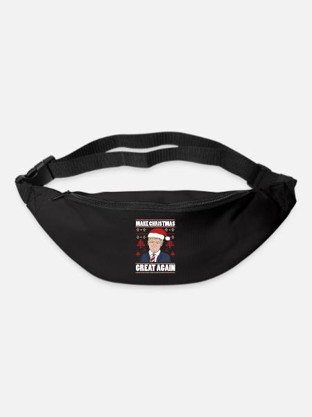 Weihnachten Make Christmas great again Lustiges - Gürteltasche - Schwarz