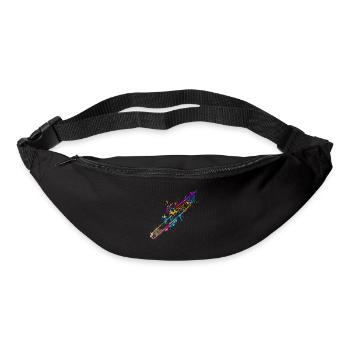 Trombonist | Trombone splash of color gift for - Bum bag - black - Front