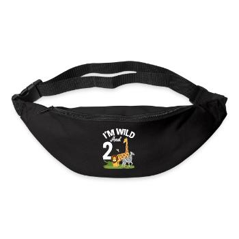 2ème anniversaire chemise Jungle Two - Sac banane - noir - Devant