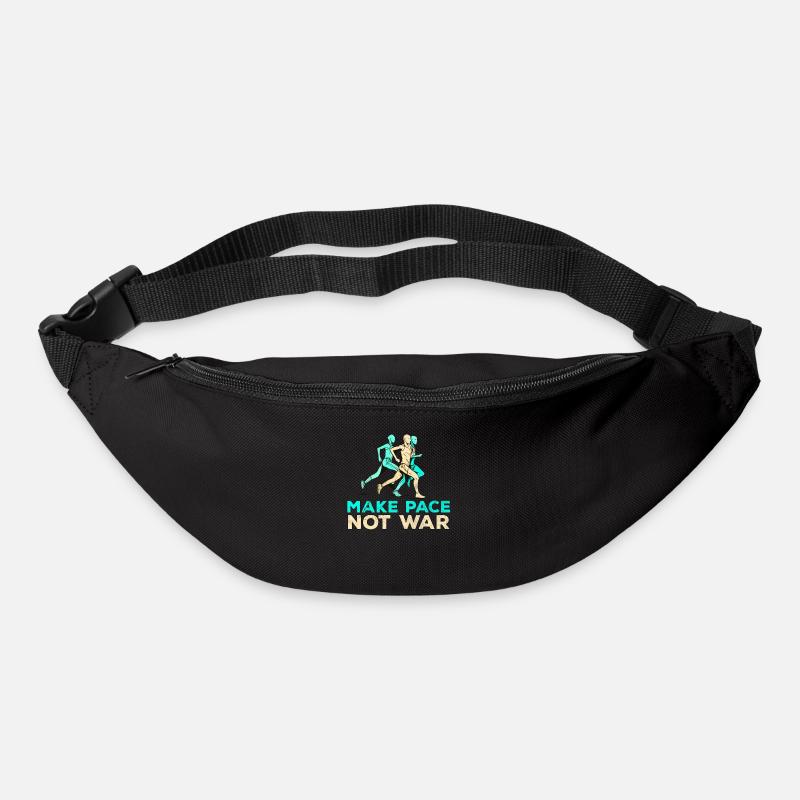 Lustiger Läufer Jogger Laufen Spruch Geschenk - Gürteltasche - Schwarz