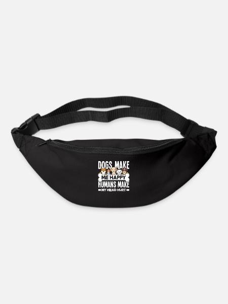 Dog owner, dog lover, dog lover - Bum bag - black