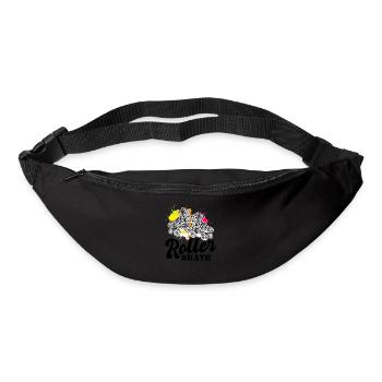 Rollschuhe - Gürteltasche - Schwarz - Vorne