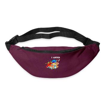 Art Creative Artist Teacher Painter Art Teacher - Bum bag - burgundy - Front