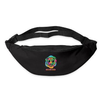 80's Vibes Retro Tiger 80s Vintage Party Cool - Bum bag - black - Front