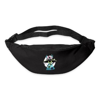 Christmas aliens - Bum bag - black - Front