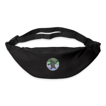 Taucher Tauchen Tauchschule Unterwasser Schnorchel - Gürteltasche - Schwarz - Vorne