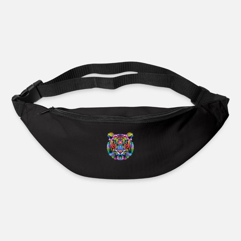Tiger Tier - Gürteltasche - Schwarz