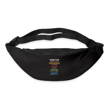 Funny Choir Director Gifts Orchestra Soprano Alto - Bum bag - black - Front